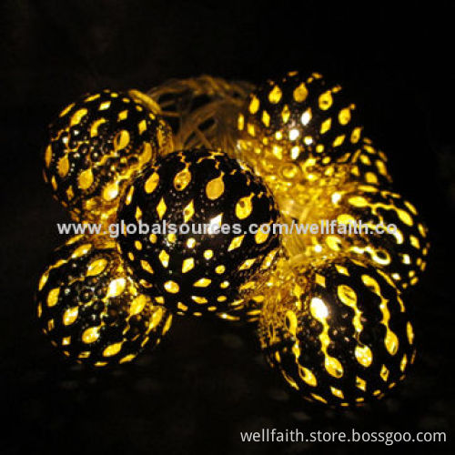 Holiday/Party Decorated LED String Lights with Shape Decoration